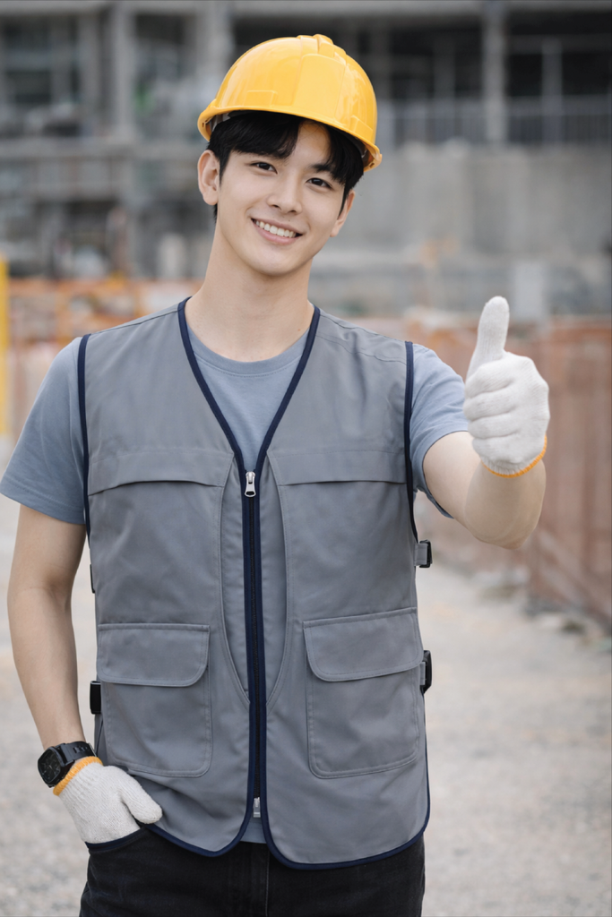 [AO-GILE-2-TUI-KEM-GEL] Áo Gile 2 Túi (Kèm Gel)