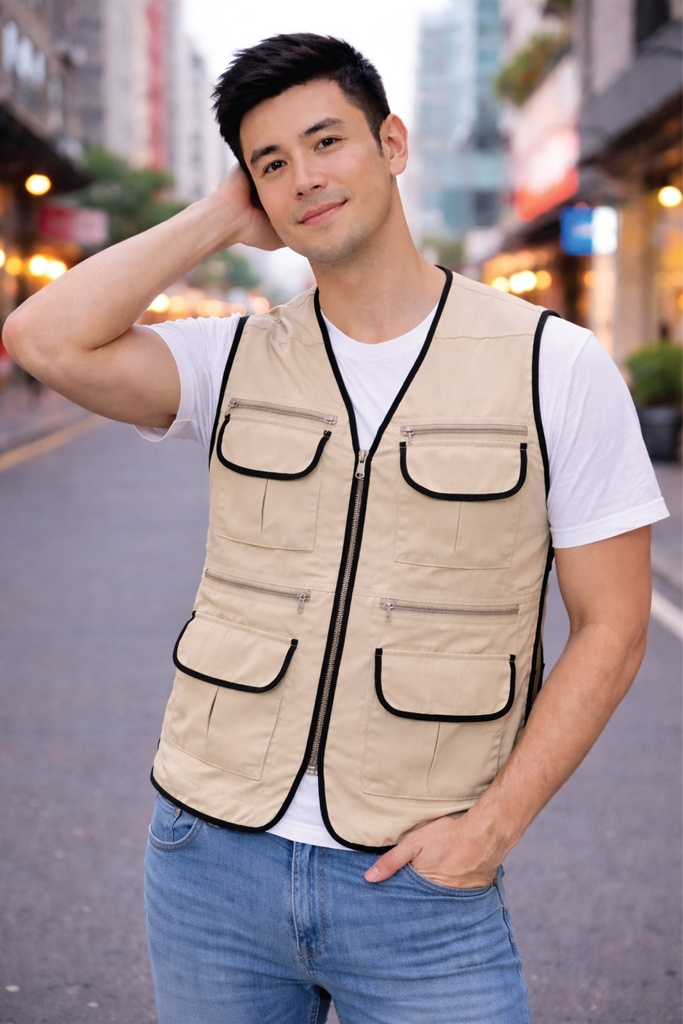 [BA-CB-GC-M1] Combo Áo Gile cao cấp 4 túi - Nam/Nữ -(mua 1 tặng kèm 20 sản phẩm )